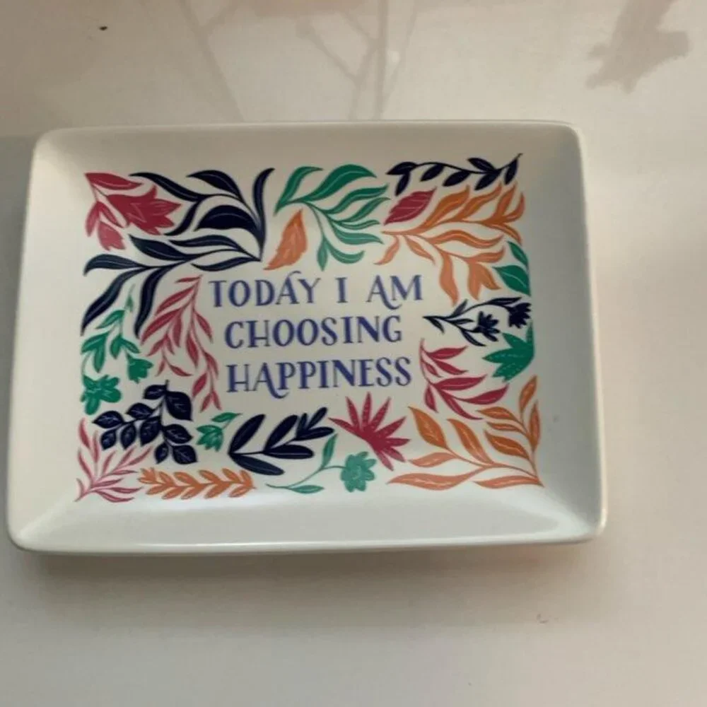 Paper Source Today I Am Choosing Happiness trinket tray